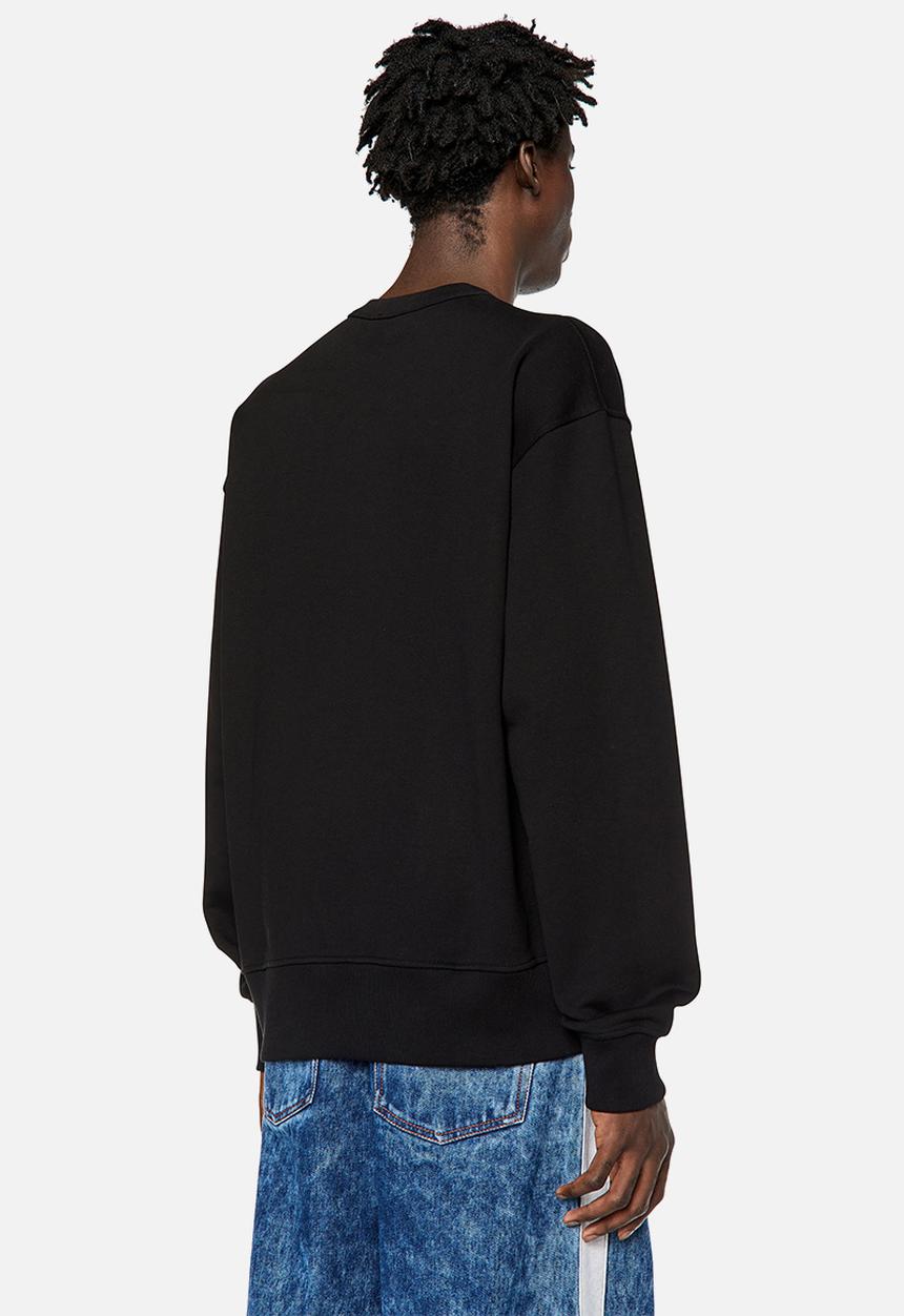 Diesel  - S-macs g2 sweat shirt loose fit - black