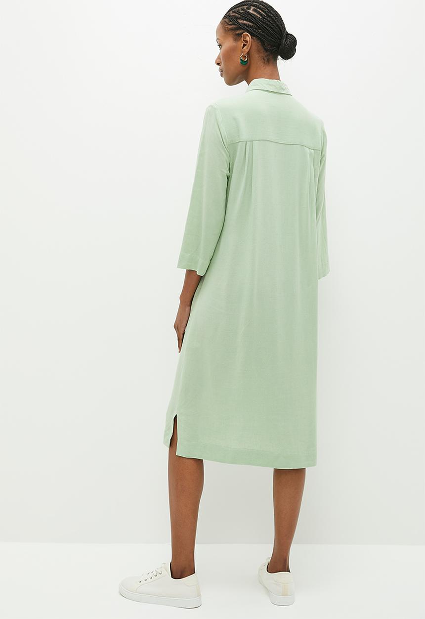 AMANDA LAIRD CHERRY - Zinhle - pistachio slub weave