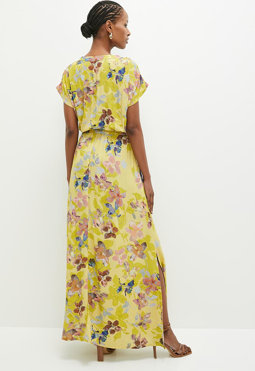 AMANDA LAIRD CHERRY - West - Chartreuse/Olive Flora