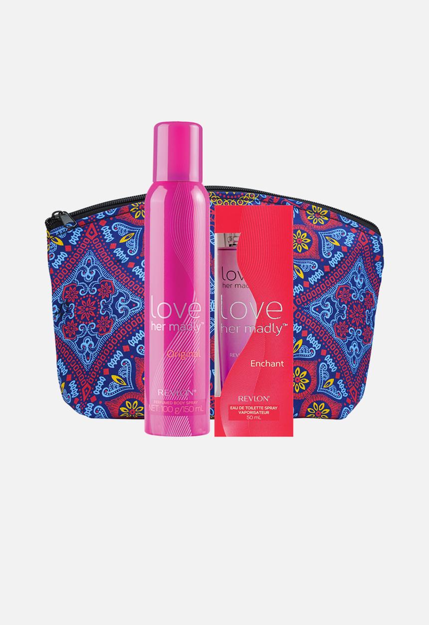 Revlon - Perfume Set - 150ml Love Her Madly Deo  + 50ml Enchanted EDT
