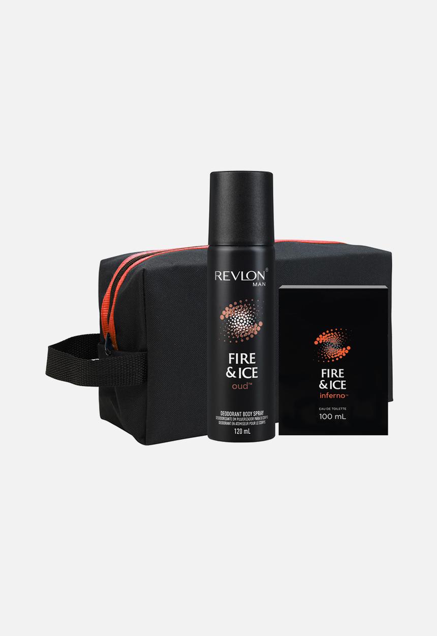 Revlon - Fire & Ice Oud Gift Bag + 100ml Inferno EDT Set
