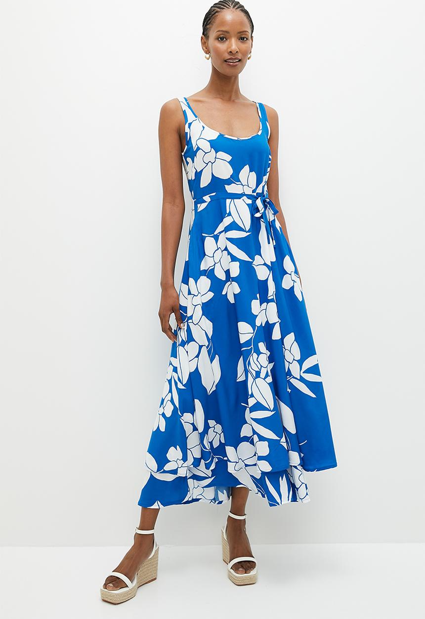 AMANDA LAIRD CHERRY - Savannah - Blue/White Floral
