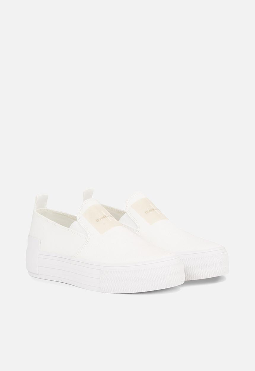 Calvin Klein - Bold vulc flatform slip-on - bright white