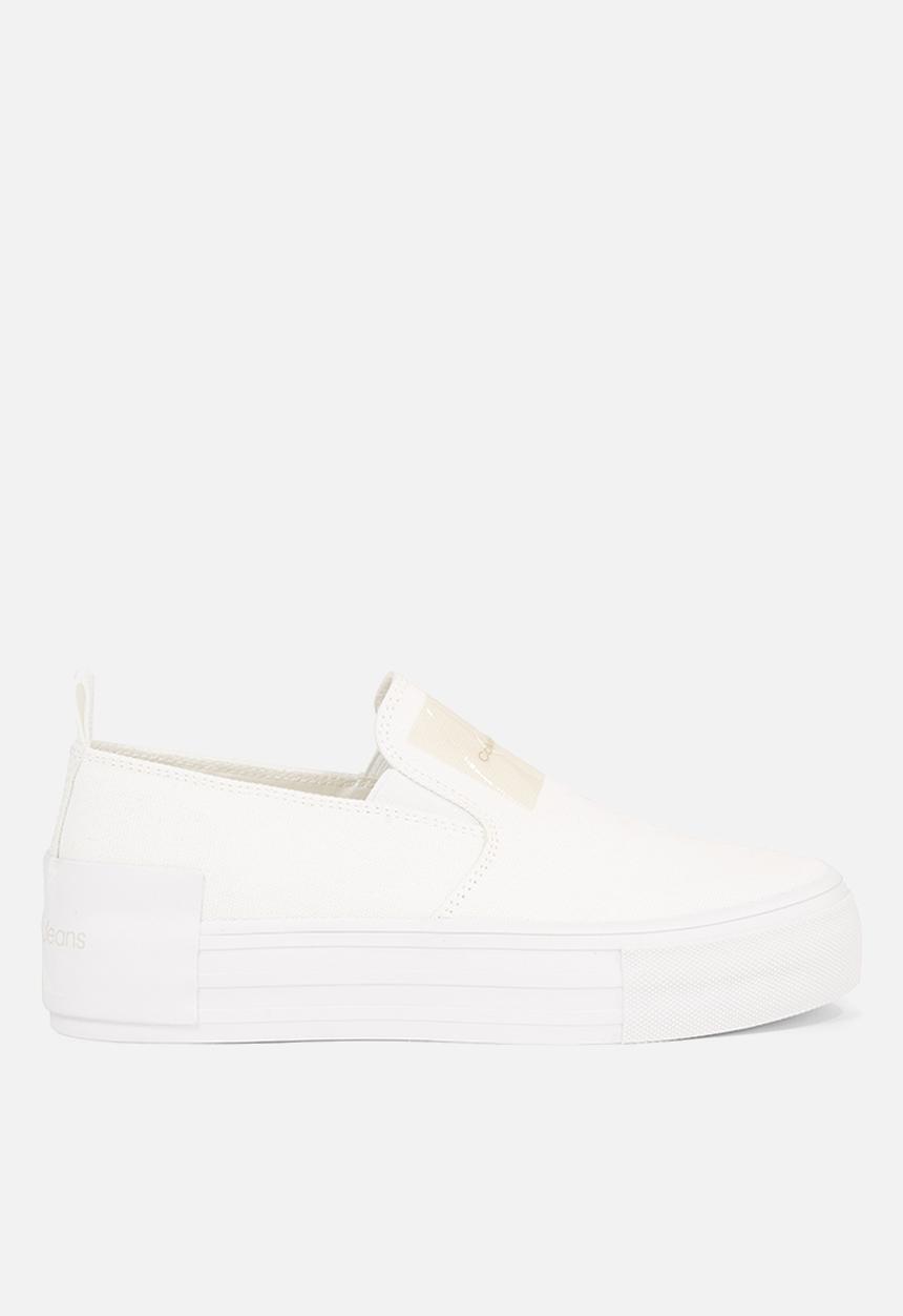 Calvin Klein - Bold vulc flatform slip-on - bright white