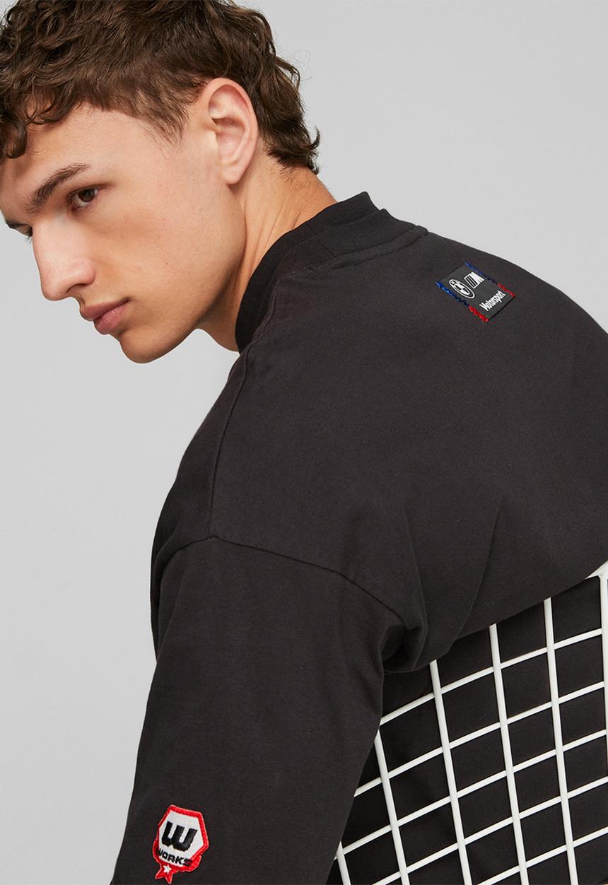 PUMA - BMW motorsport garage crew tee - black 