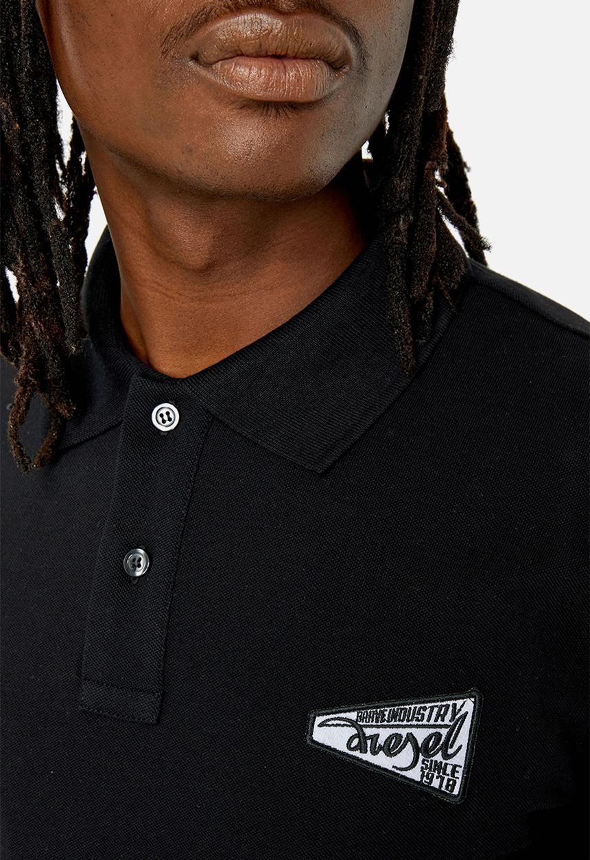 Diesel  - T-smith-g3 polo shirt slim fit - black