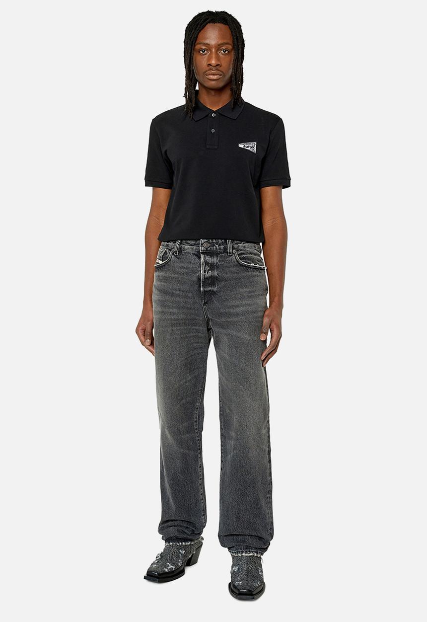Diesel  - T-smith-g3 polo shirt slim fit - black