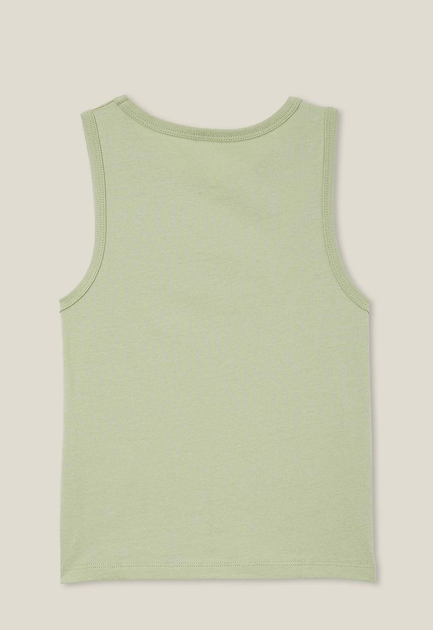 Cotton On - Olsen tank - gumnut green/brazil