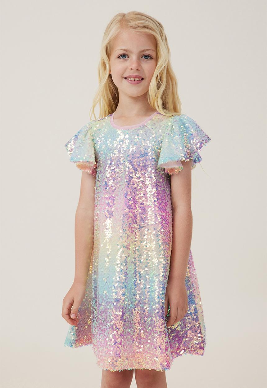 Cotton On - Stella dress up dress - rainbow gradient