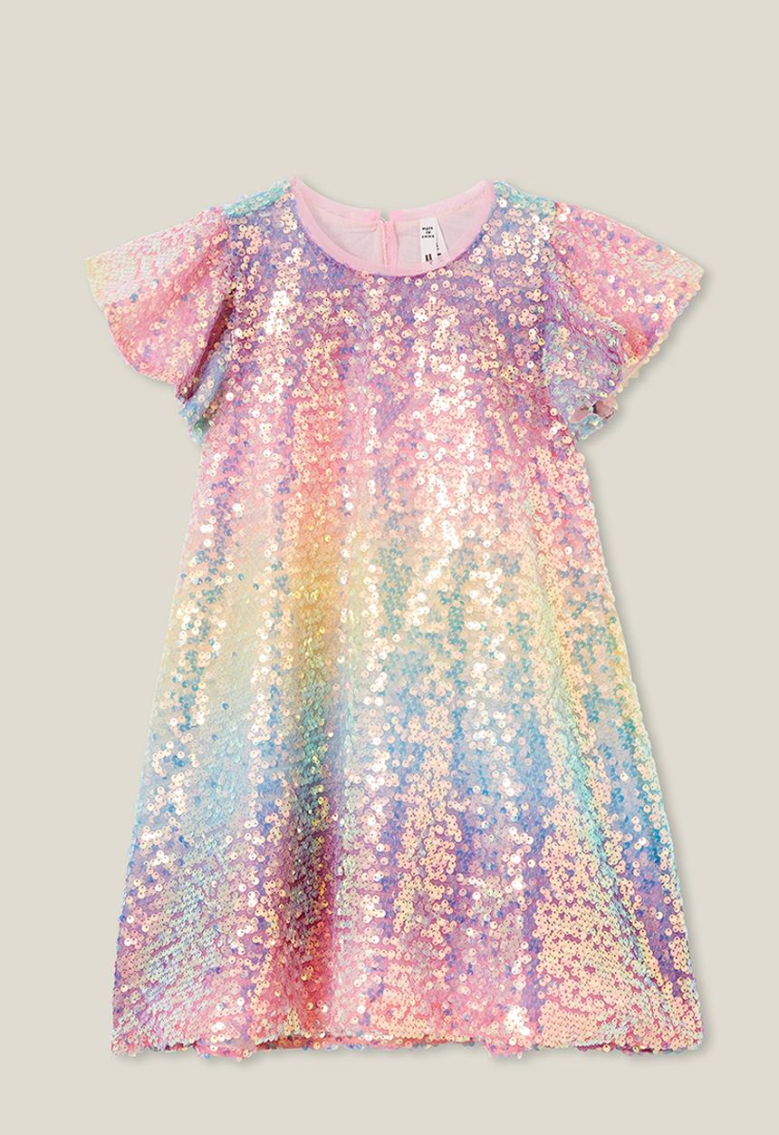 Cotton On - Stella dress up dress - rainbow gradient