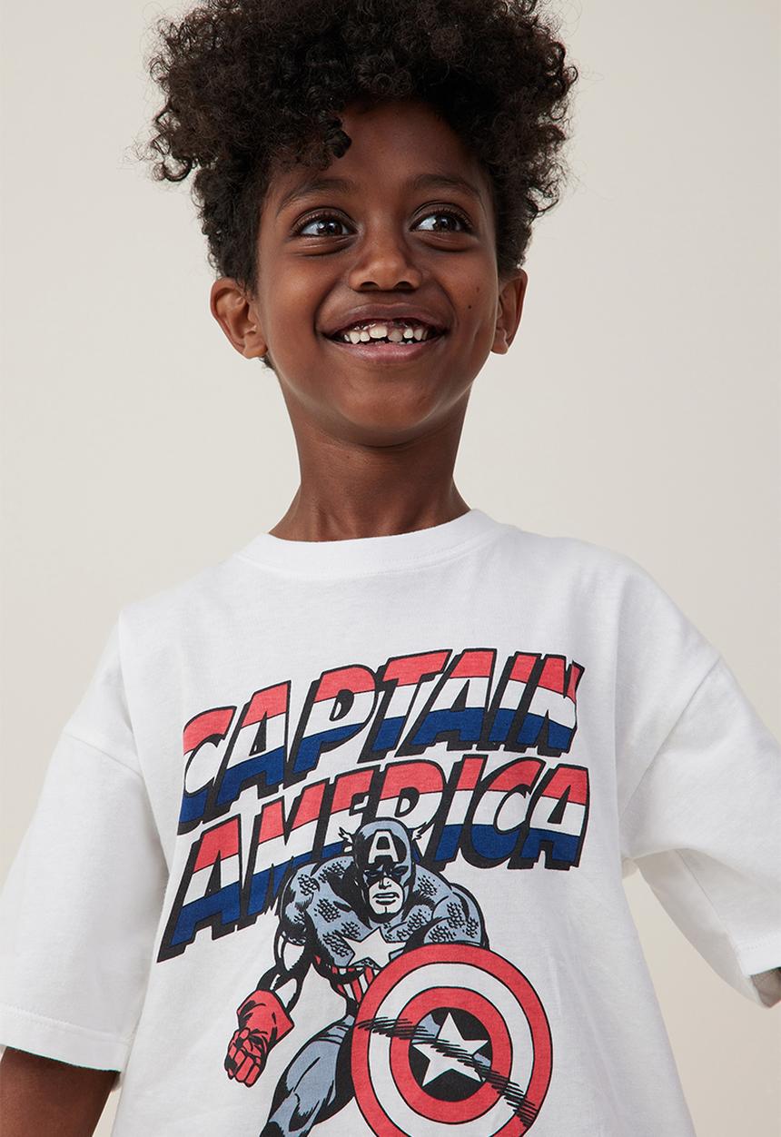 Cotton On - License drop shoulder short sleeve tee - lcn mar vanilla