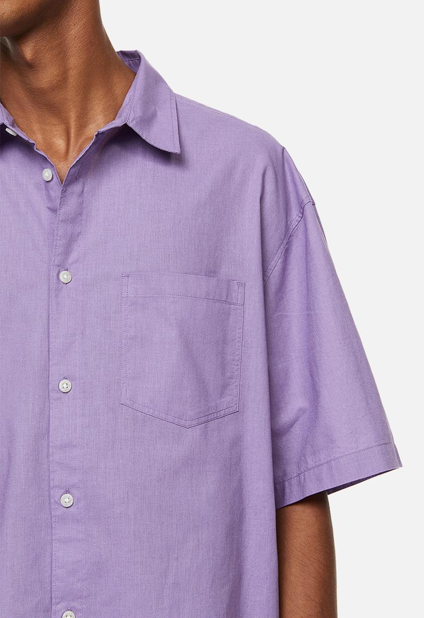 H&M - Relaxed fit short sleeved shirt - purple