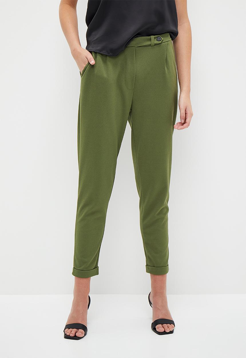 HAILYS - Slim leg trousers - khaki