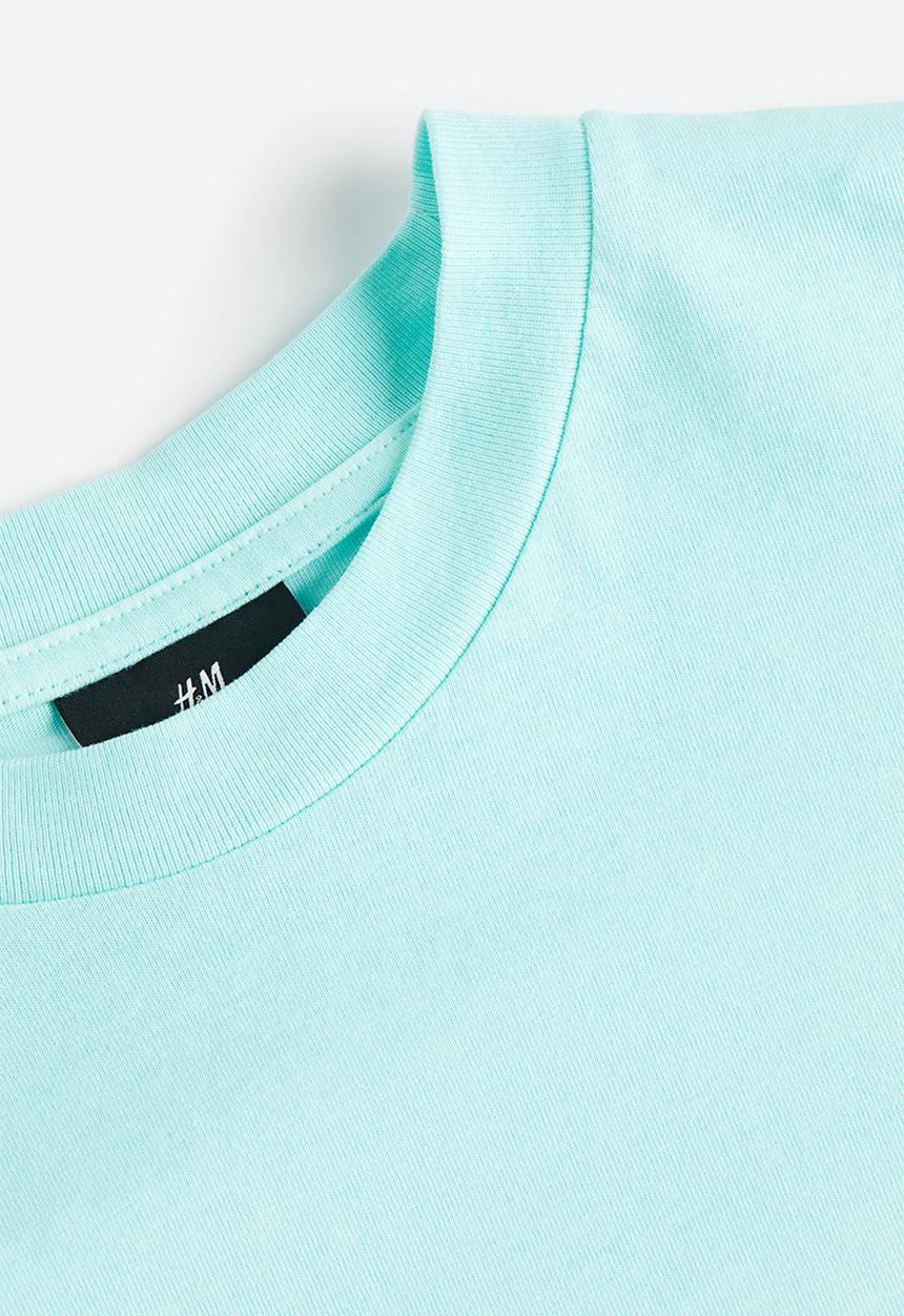 H&M - Oversized fit T-shirt - turquoise ombre