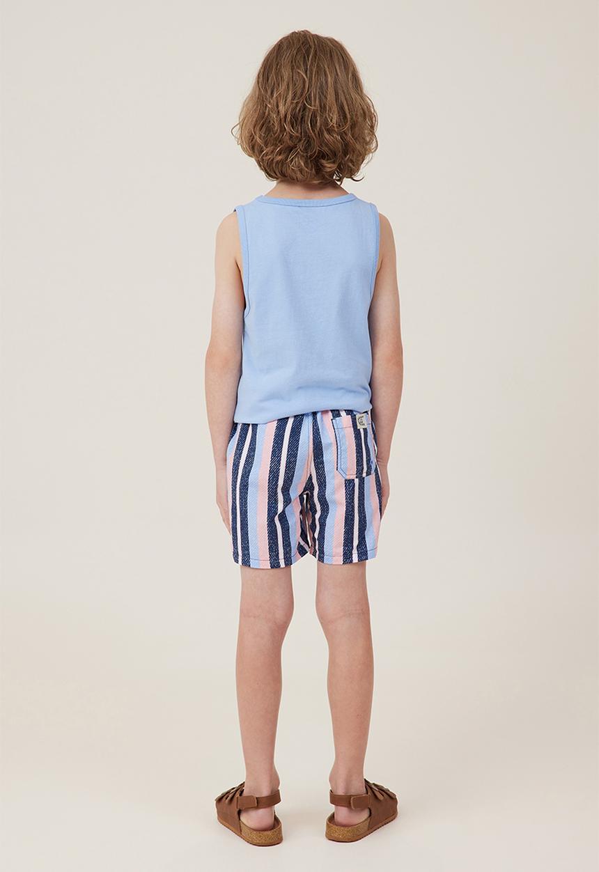 Cotton On - Bailey board short - in the navy / multi stripe