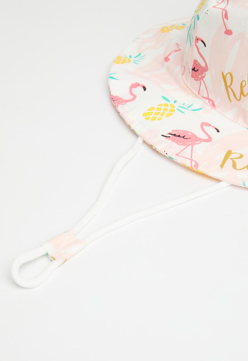 Pop Candy - Baby bucket hat - pink & white
