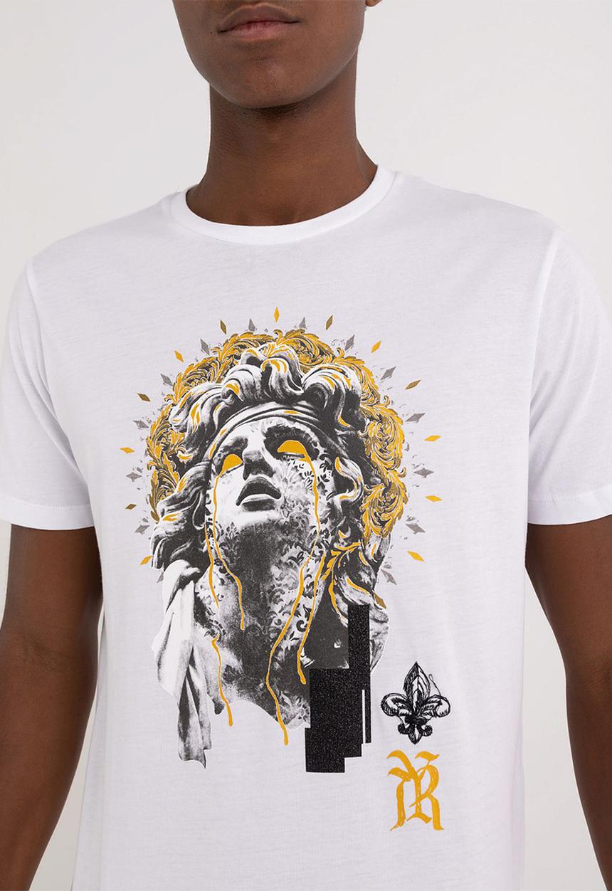 Replay - Garment dyed organic cotton - white