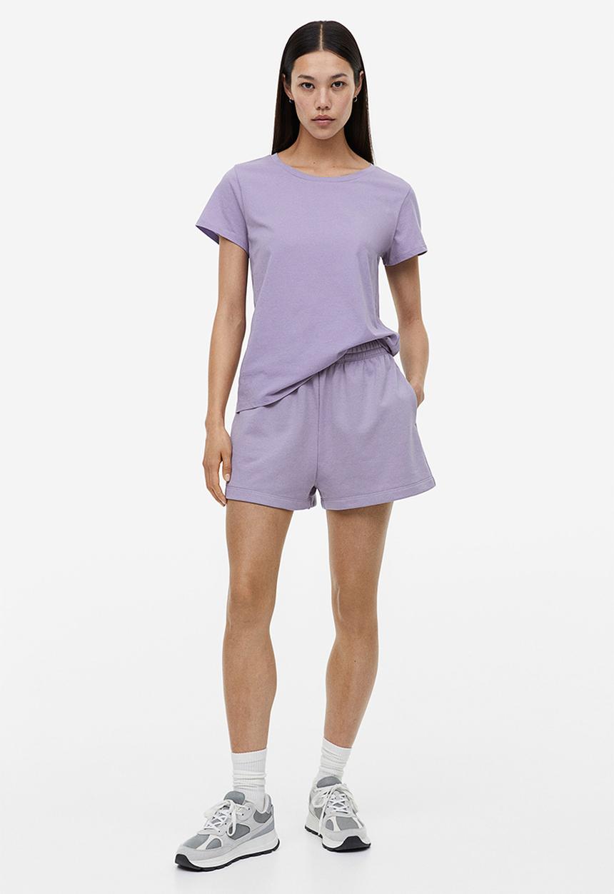 H&M - Cotton T-shirt - purple