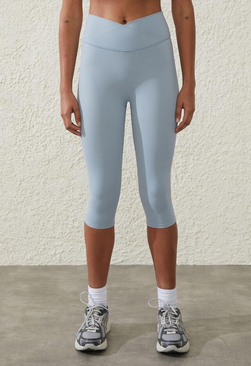 Cotton On - Ultra luxe crossover capri tight - cloud grey