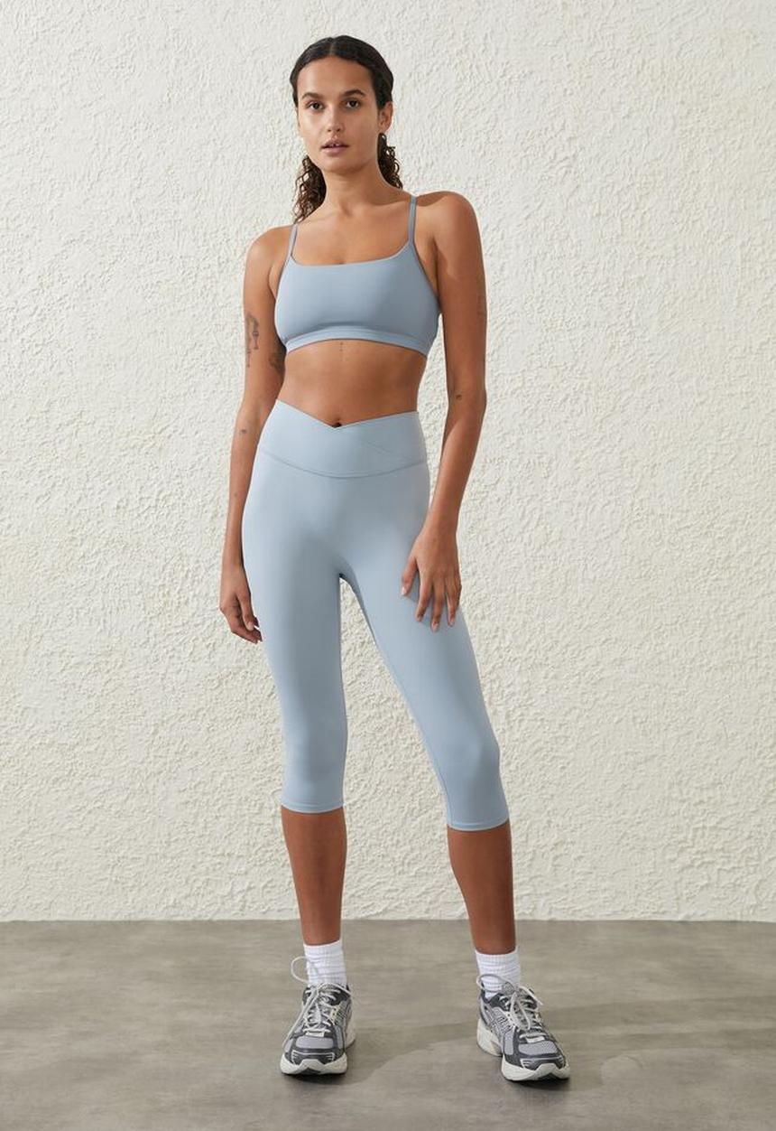 Cotton On - Ultra luxe crossover capri tight - cloud grey