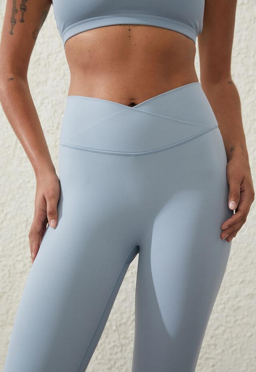 Cotton On - Ultra luxe crossover capri tight - cloud grey