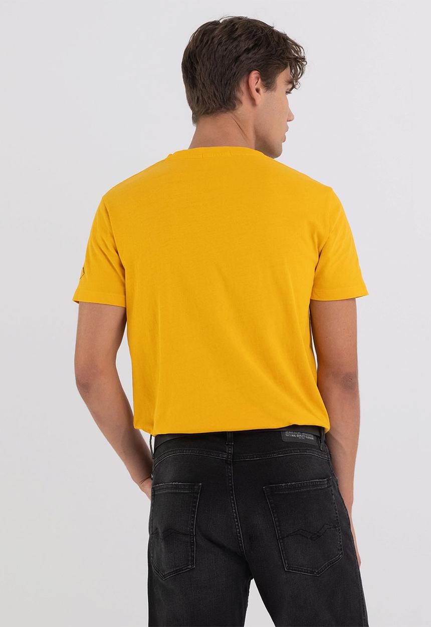 Replay - G. dyed open end dry hand jersey - ocra yellow