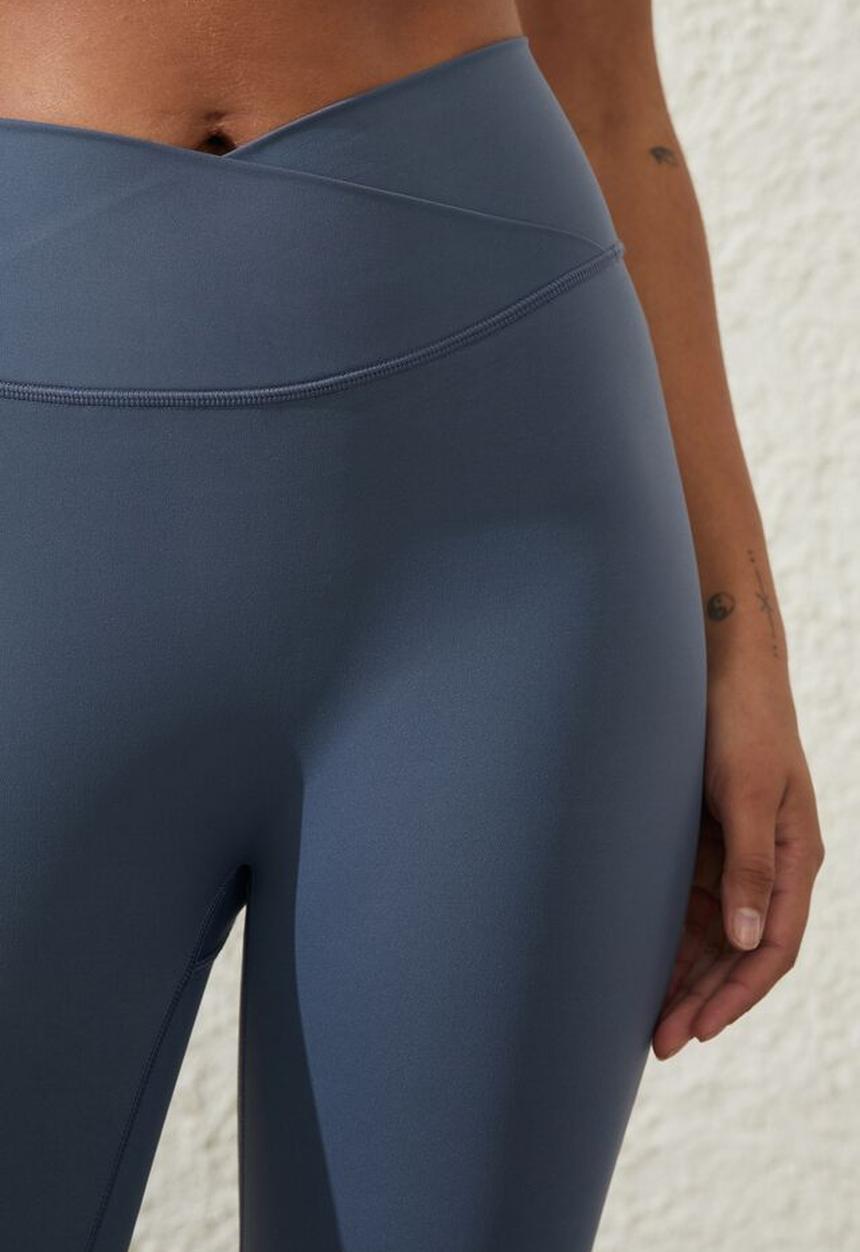 Cotton On - Ultra luxe crossover capri tight - folkstone grey