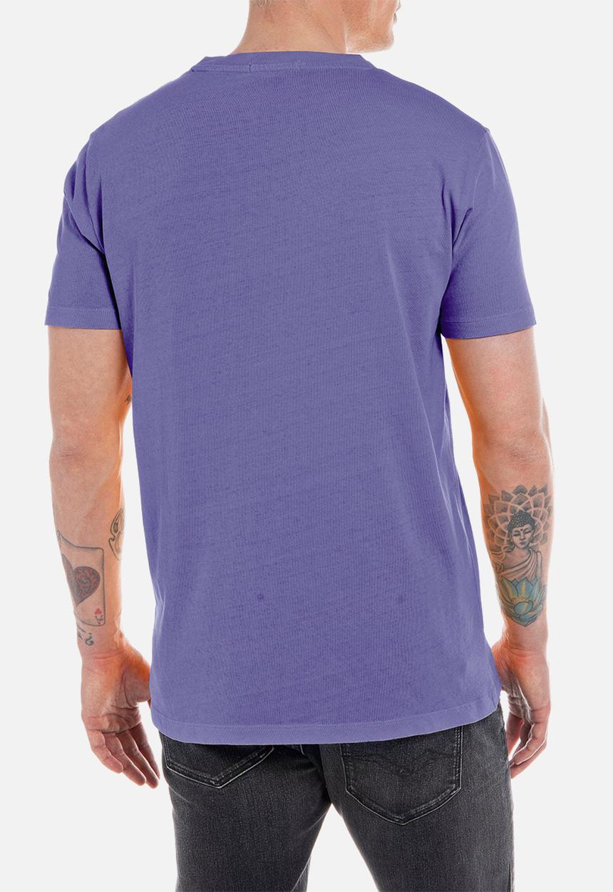 Replay - G. dyed open end dry hand jersey - violet