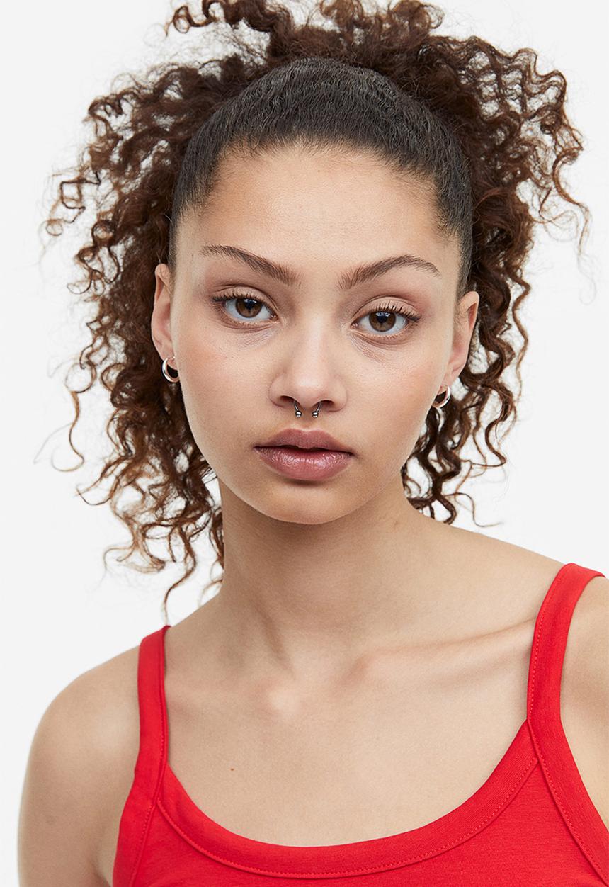 H&M - Cotton vest top - red