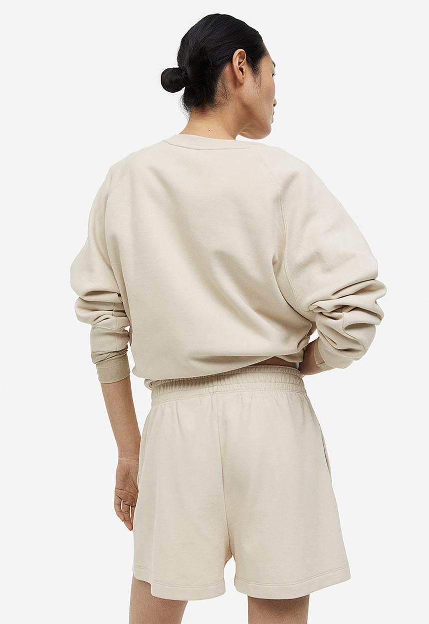 H&M - Sweatshirt shorts - beige