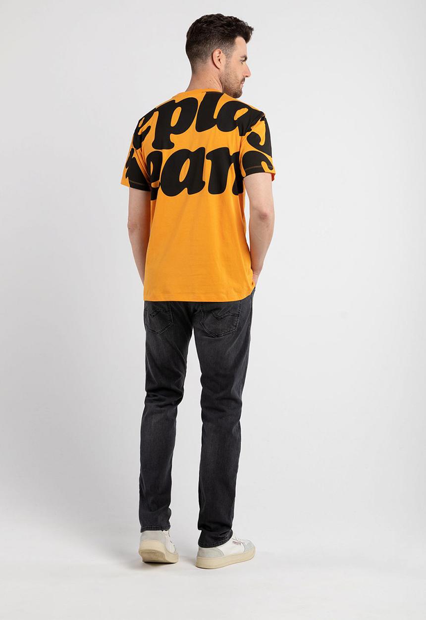 Replay - Basic jersey 30/1 - sport orange