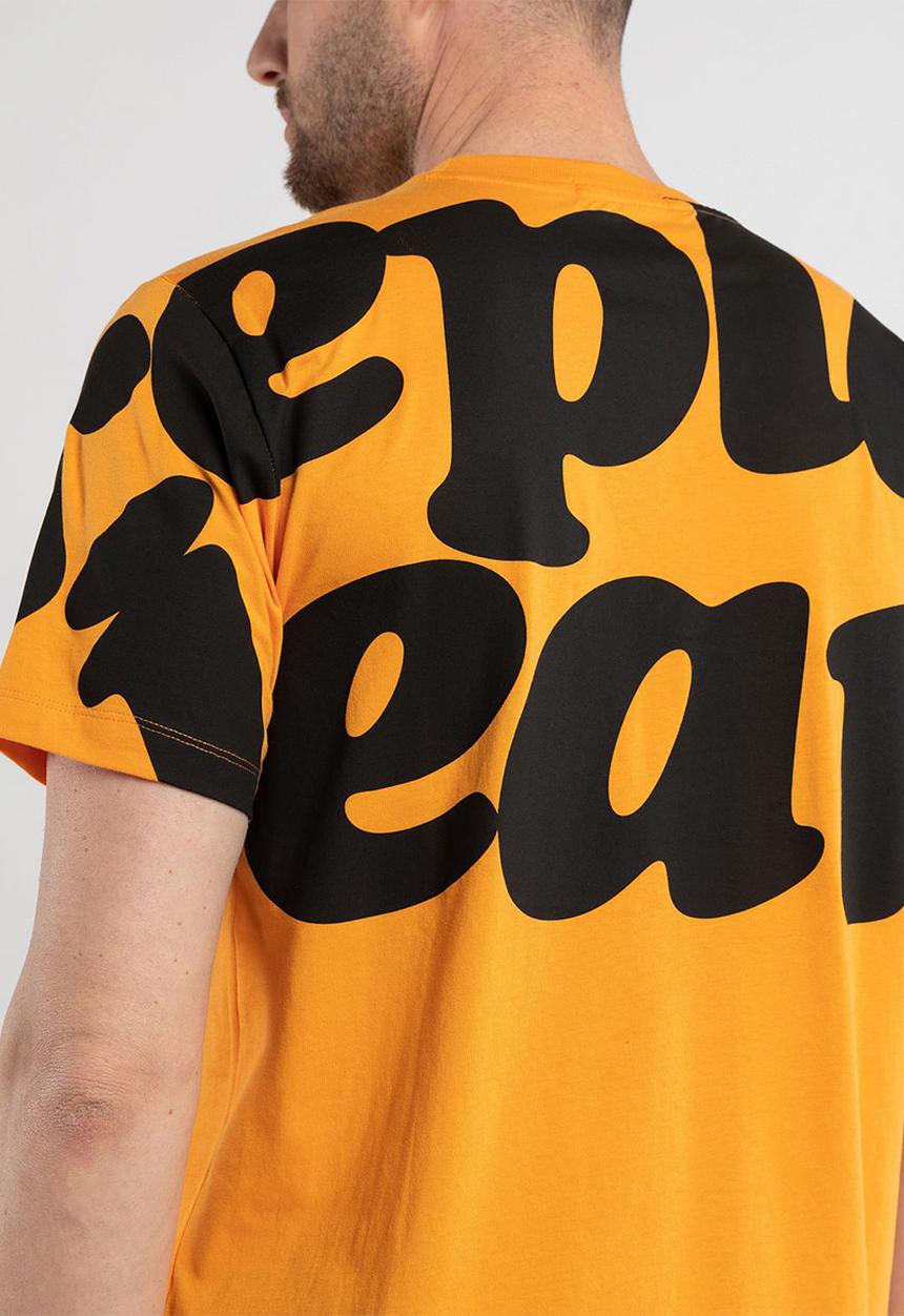Replay - Basic jersey 30/1 - sport orange