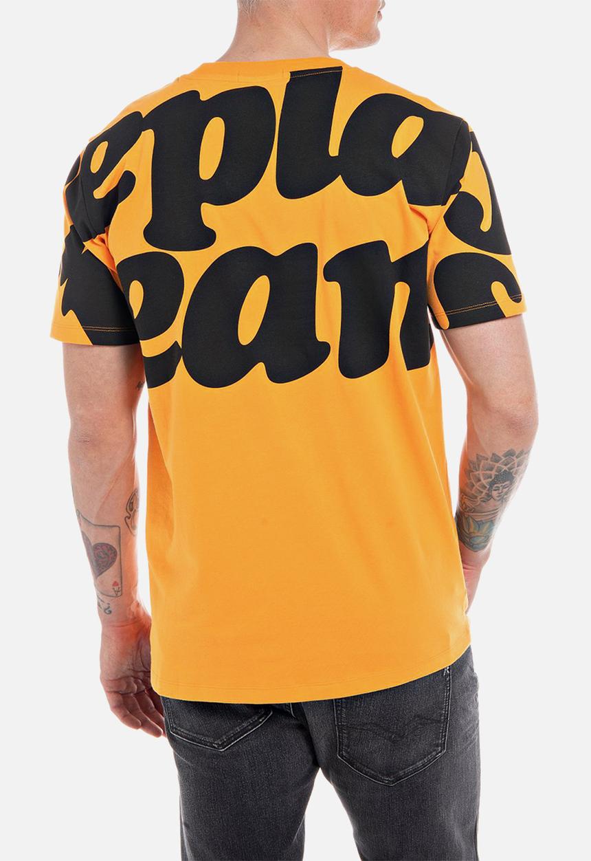 Replay - Basic jersey 30/1 - sport orange