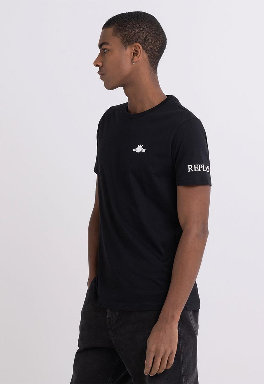 Replay - Compact cotton jersey - black