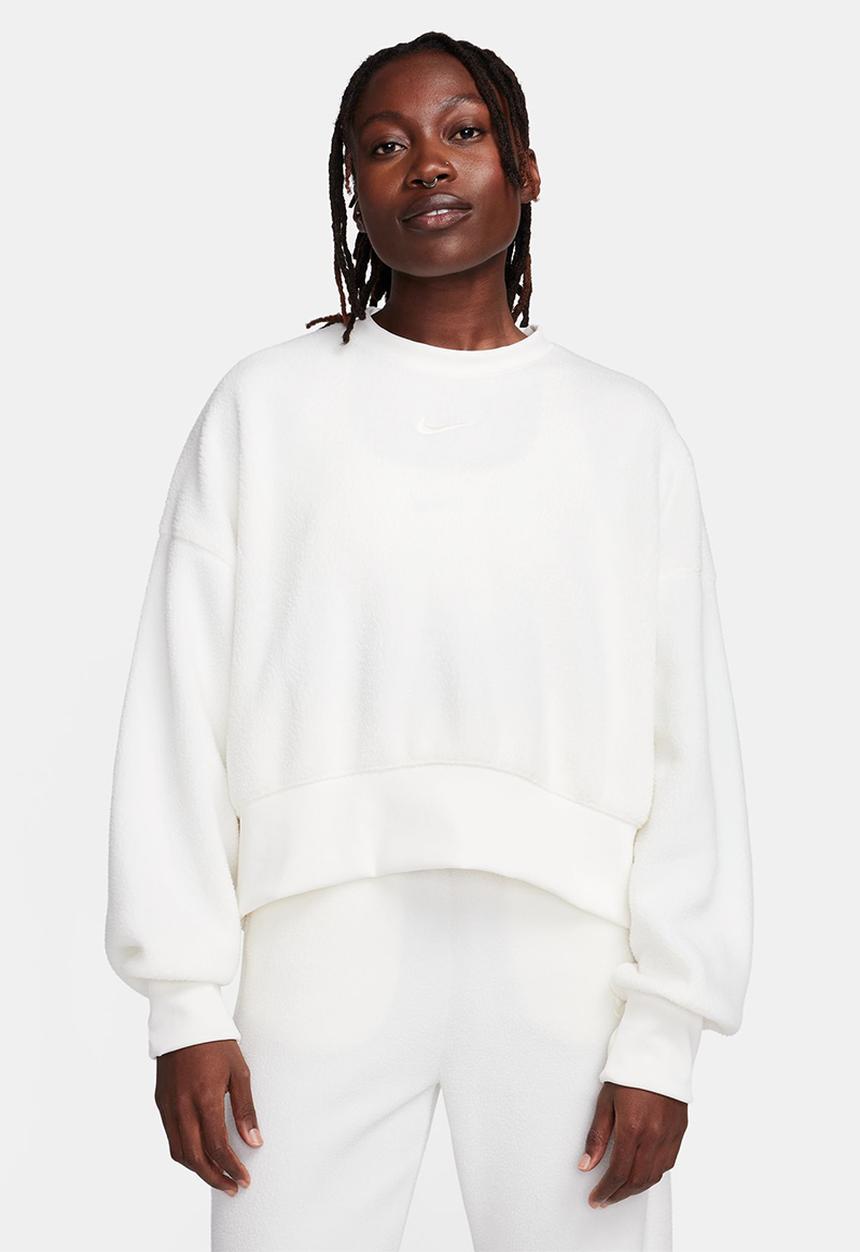 Nike - W Nsw plsh mod crop crew - sail / sanddrift