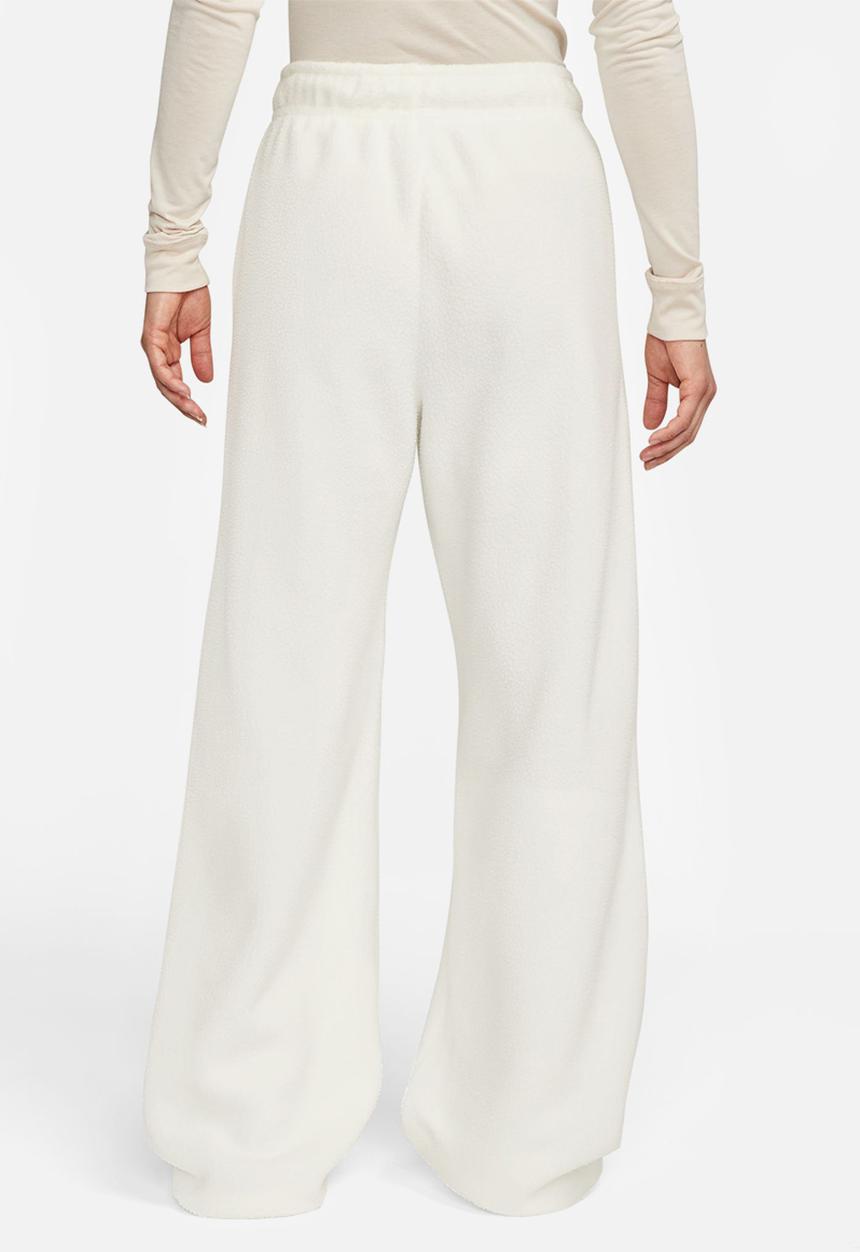 Nike - W nsw plush pant - sail / sanddrift