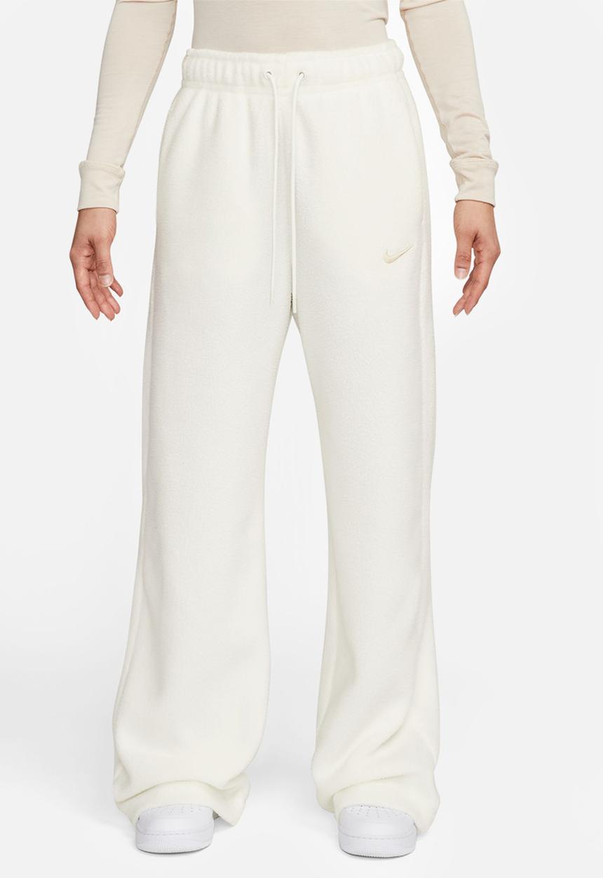 Nike - W nsw plush pant - sail / sanddrift