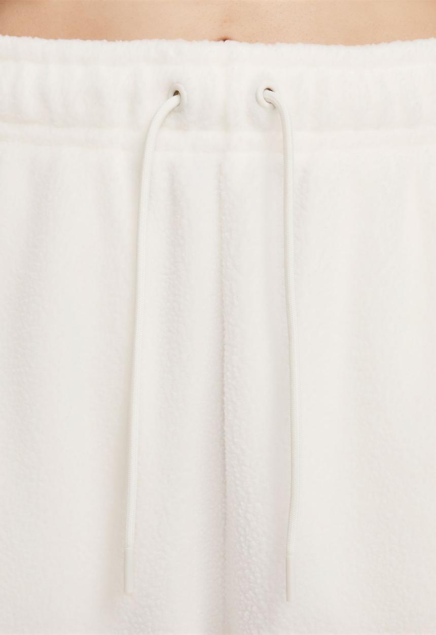 Nike - W nsw plush pant - sail / sanddrift
