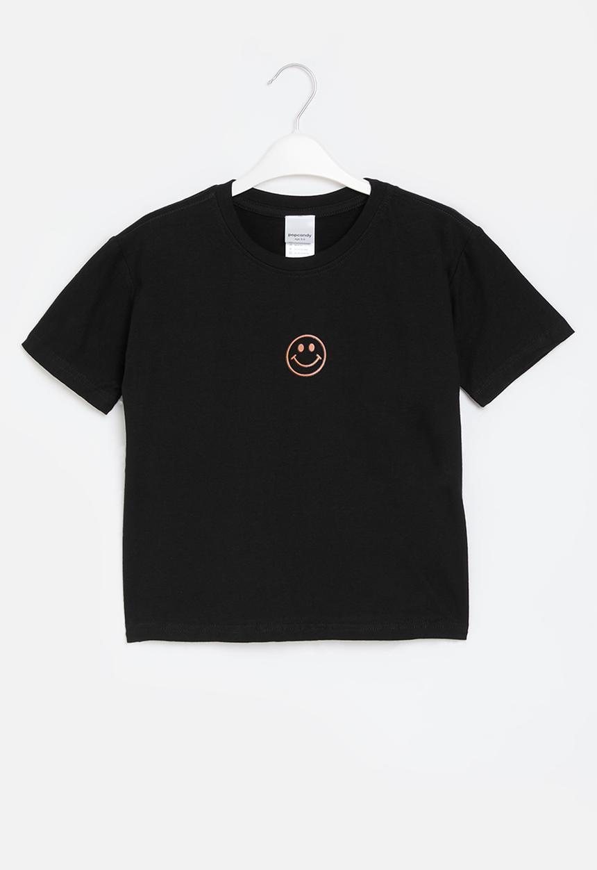 Pop Candy - Smiley tee - black