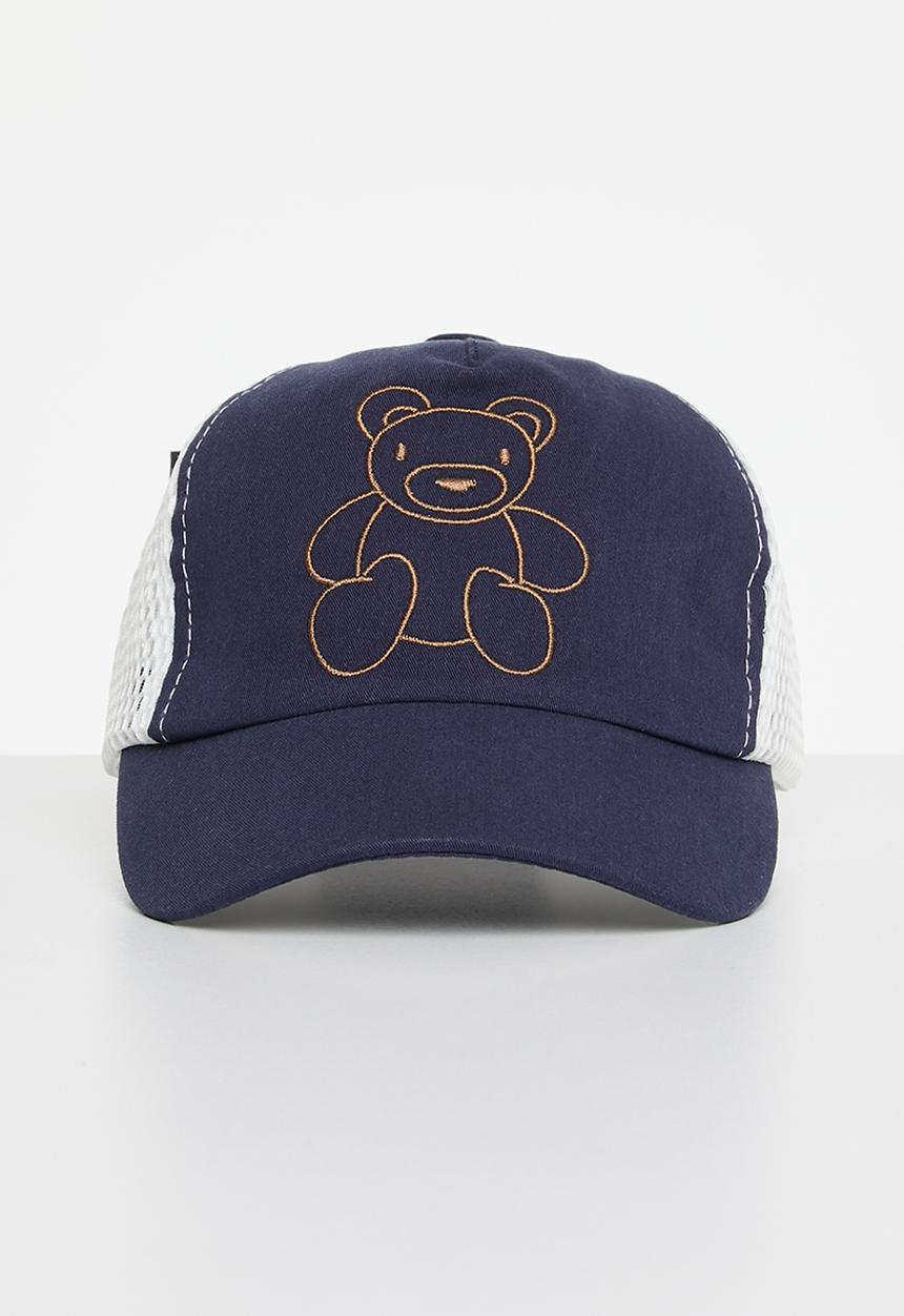 Pop Candy - Bear print cap - navy