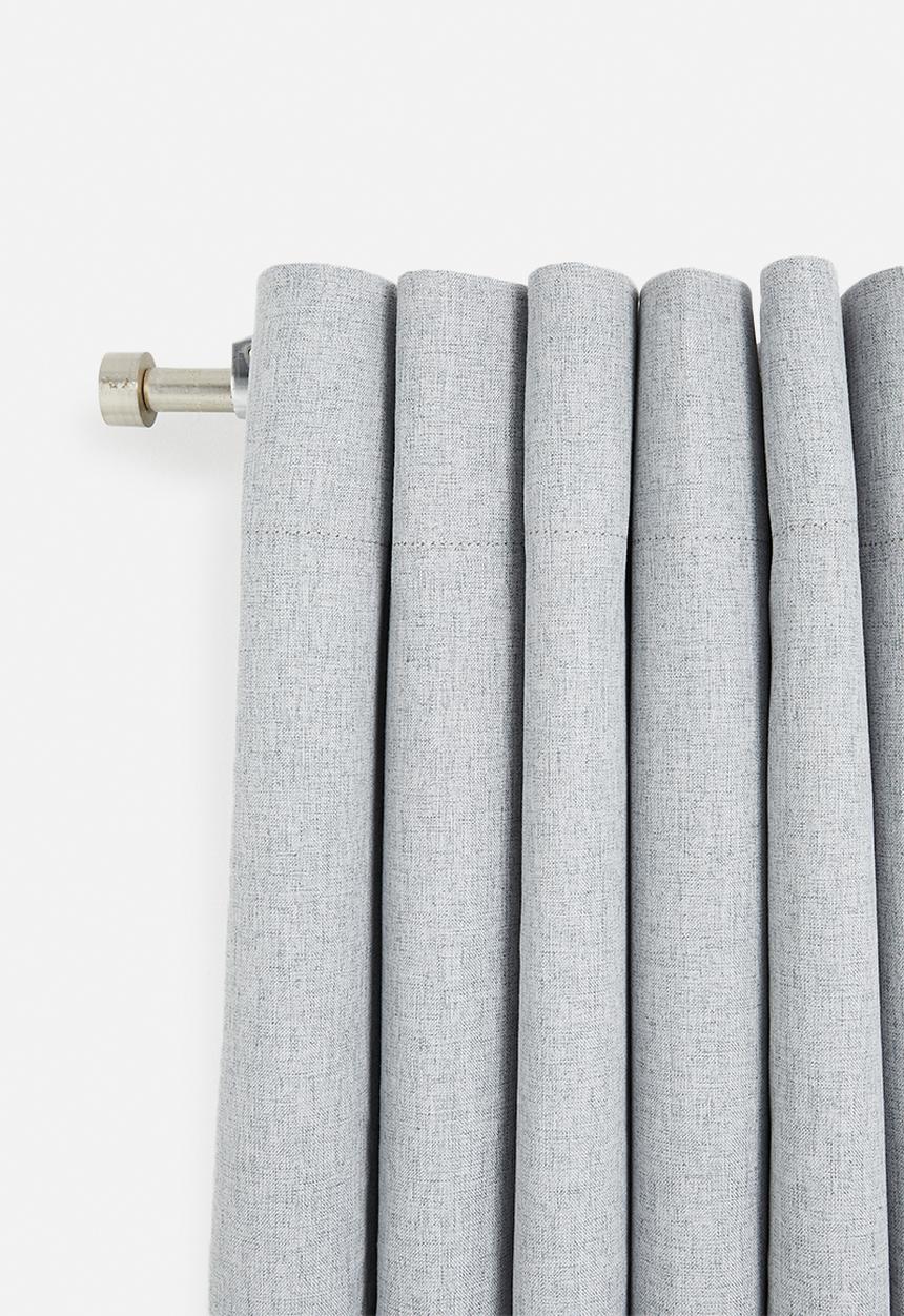 Design Collection - Blockout eyelet curtain - light grey