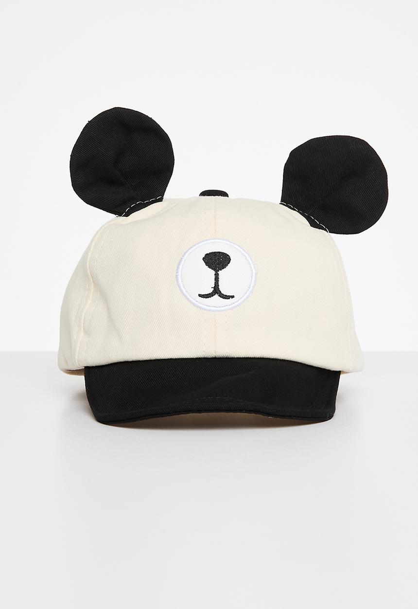 Pop Candy - Baseball cap - black and ecru