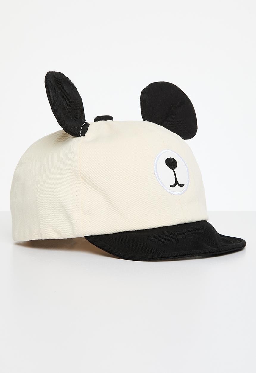 Pop Candy - Baseball cap - black and ecru