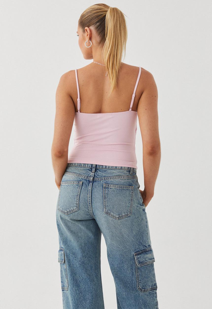 Supré  - Luxe Strappy Cami - Baby Pink