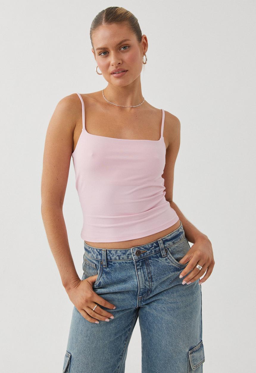Supré  - Luxe Strappy Cami - Baby Pink