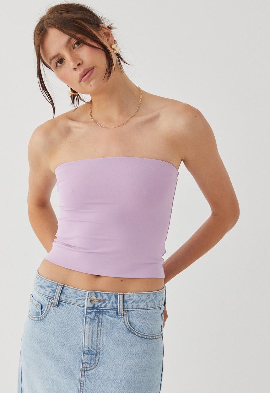 Supré  - Luxe Longline Tube Top - Misty Violet