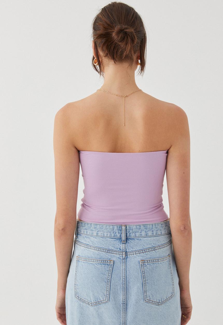 Supré  - Luxe Longline Tube Top - Misty Violet