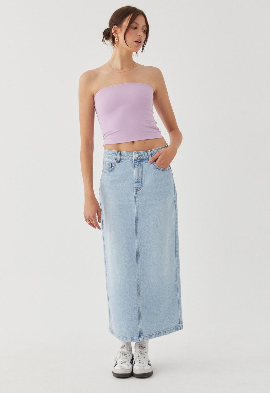 Supré  - Luxe Longline Tube Top - Misty Violet