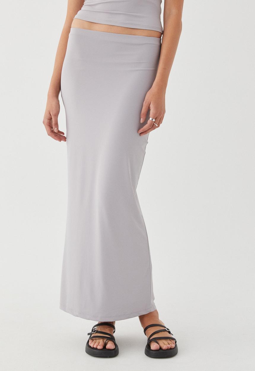 Supré  - Luxe Hipster Maxi Skirt - Bluestone