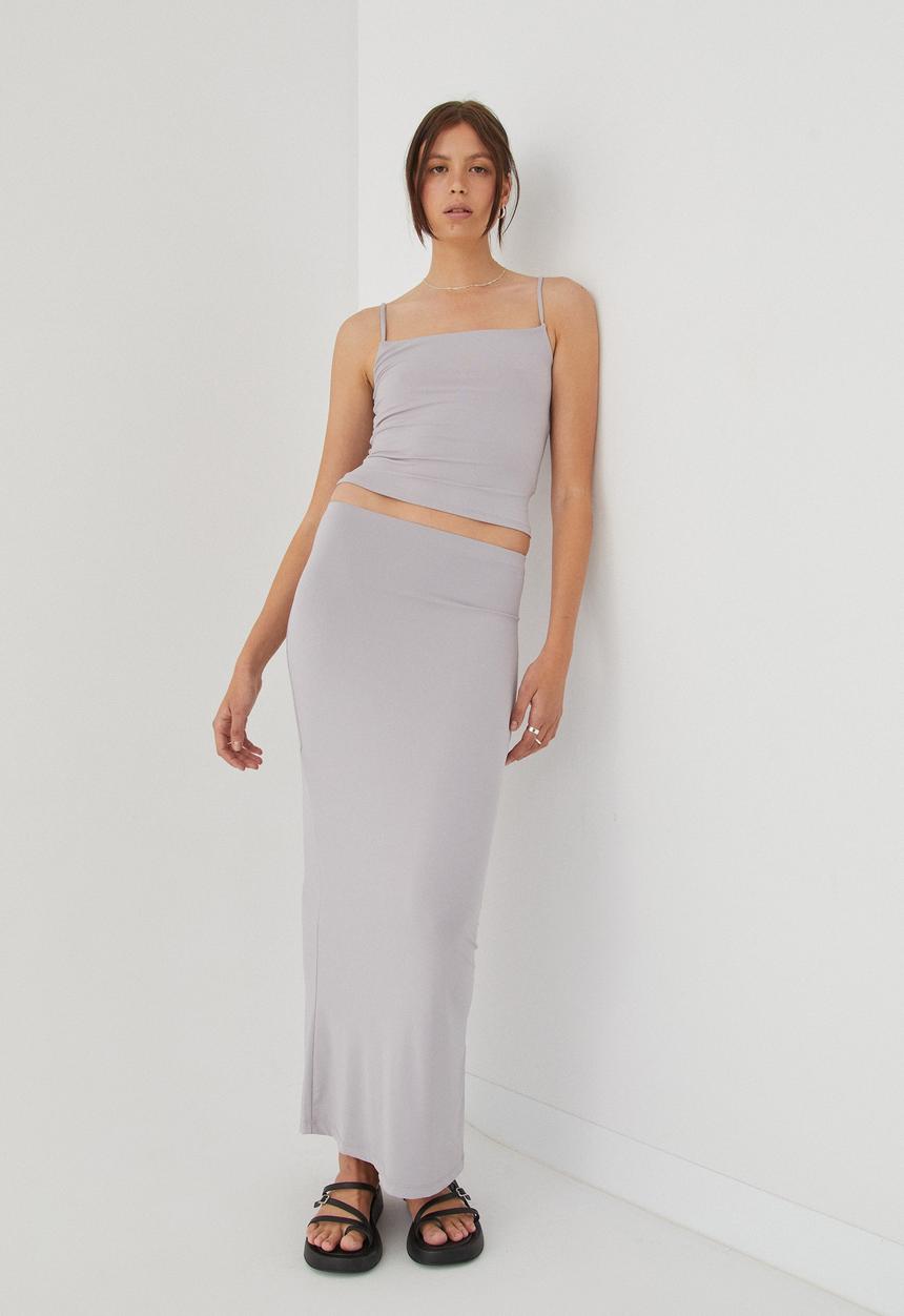 Supré  - Luxe Hipster Maxi Skirt - Bluestone